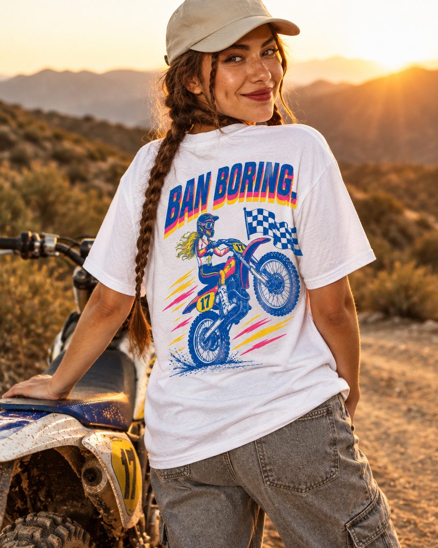 Ban Boring Moto Heavyweight Tee