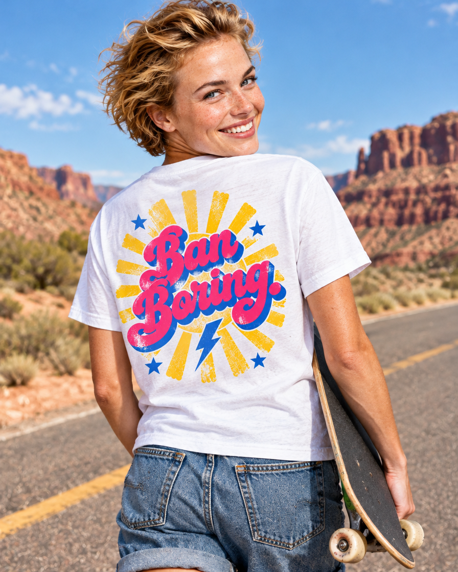 Ban Boring Sunburst Heavyweight Tee