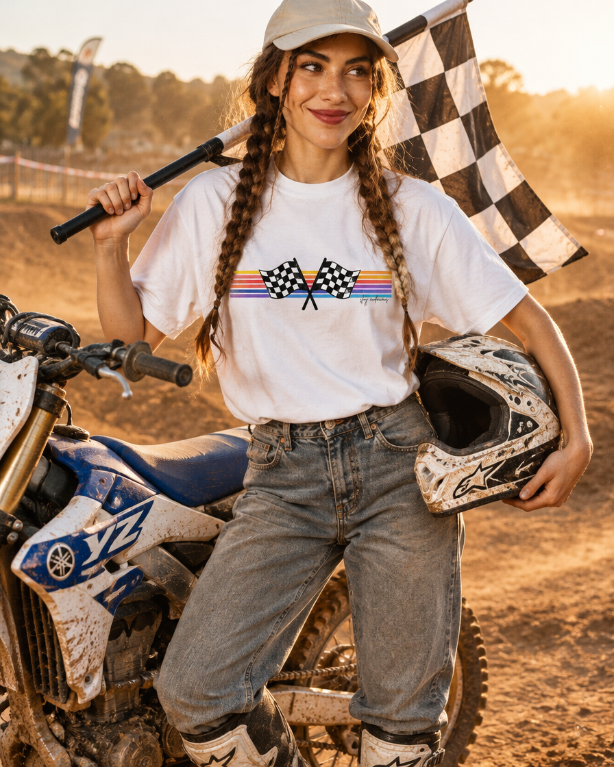 Race Flag Heavyweight Tee